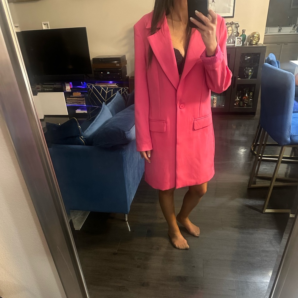 Hot Pink Blazer/coat